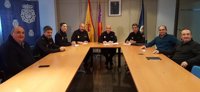 La Policía Nacional se reúne con los taxistas de Palma y recomienda denunciar "todos los casos" de agresiones y robos