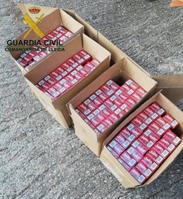 Tabac intervingut a Asnurri (Lleida) per la Gurdia Civil