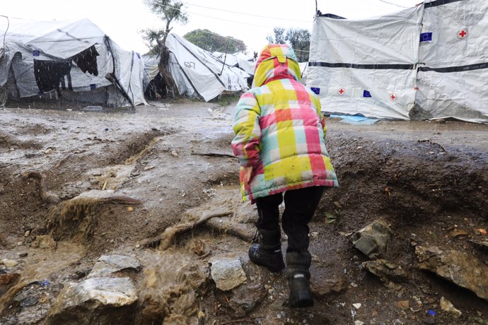 Campo de refugiados de Moria, Grecia