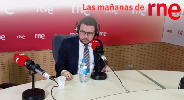 El vicepresidente Pere Aragonès en Las Mañanas de RNE