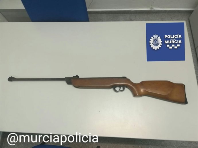 Imagen de la carabina intervenida