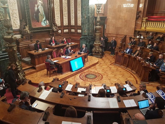 Pleno del Ayuntamiento de Barcelona