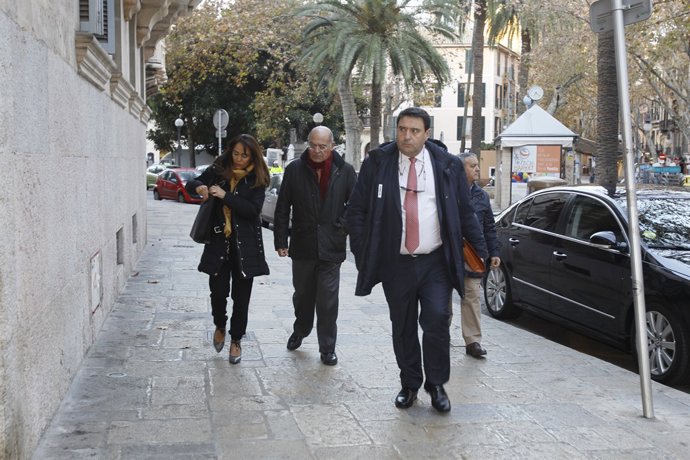 L'empresari Gerardo Díaz Ferrán arriba a l'Audincia Provincial de Balears