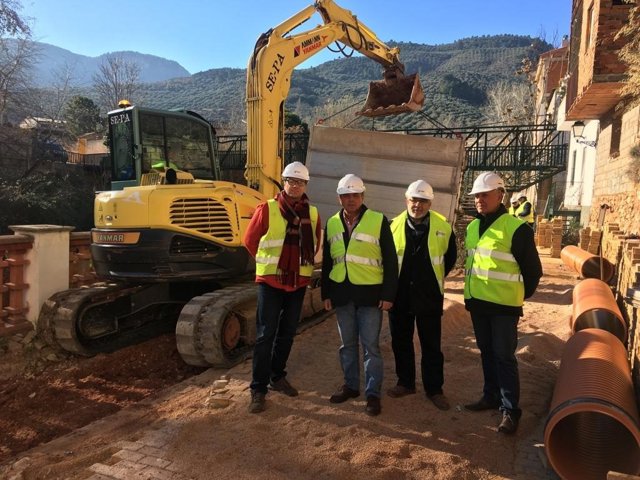 Visita A Las Obras De Evacuación De Aguas Residuales