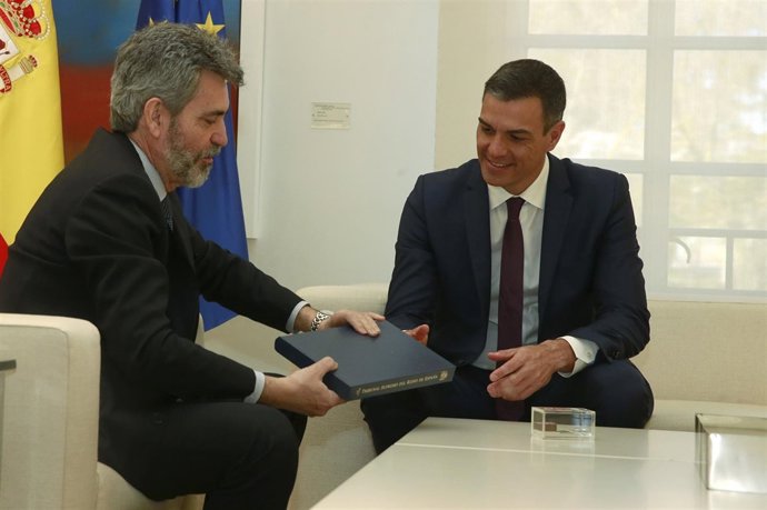 Carlos Lesmes y Pedro Sánchez