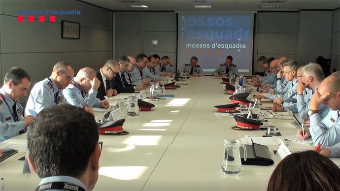 Primera reunión de 2019 del Gabinete de Coordinación Antiterrorista de Mossos