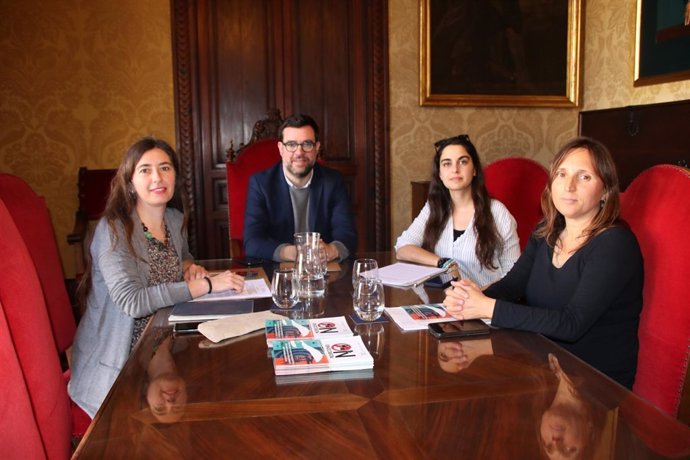 Reunión alcalde de Palma, Antoni Noguera, y Alianza Mar Blava