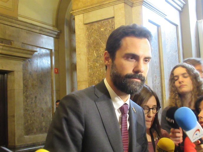 El president del Parlament, Roger Torrent