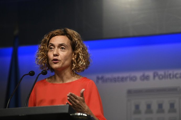 Rueda de prensa de Batet tras reunirse con los sindicatos de Función Pública