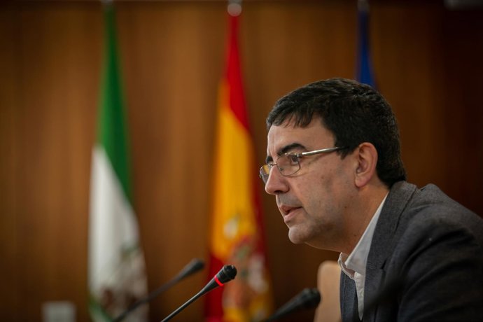 Mario Jiménez, en rueda de prensa este pasado miércoles