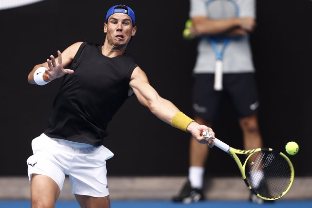 Rafa Nadal en el Australian Open 2018