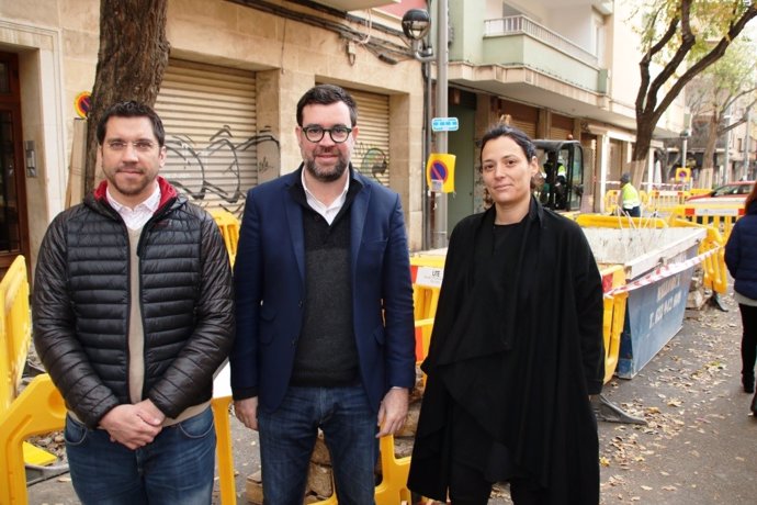 El alcalde de Palma, Antoni Noguera y el concejar Rodrigo Romero
