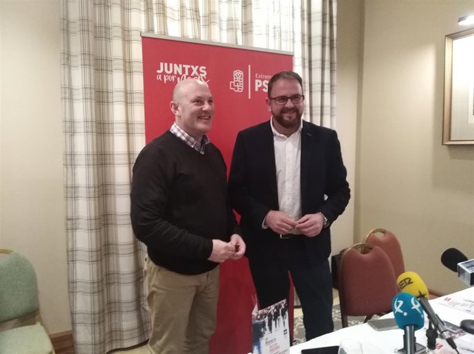 Antonio Rodríguez Osuna durante la presentación del programa electoral