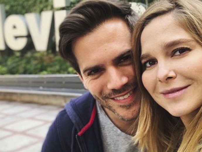 Natalia Sánchez y Marc Clotec, padres de Lia