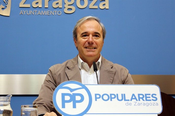 El portavoz del PP en el Ayuntamiento de Zaragoza, Jorge Azcón