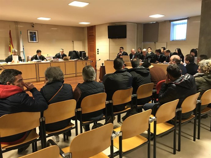 Primera jornada del juicio por la Operación Trucarro en Santiago