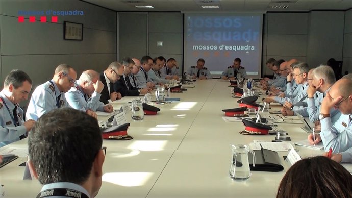 Primera reunión de 2019 del Gabinete de Coordinación Antiterrorista de Mossos