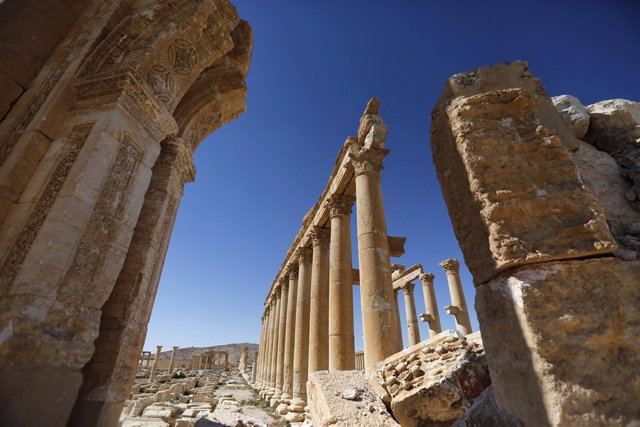Daños causados por Estado Islámico en la histórica ciudad de Palmira (SIria)