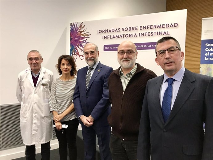 Fernando Domínguez en unas jornadas sobre la Enfermedad Inflamatoria Intestinal