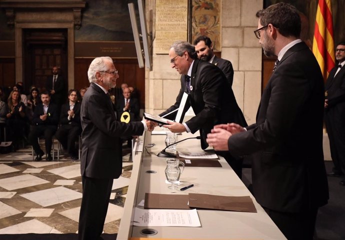 Entrega de la Medalla de Oro de la Generalitat a Viver i Pi-Sunyer