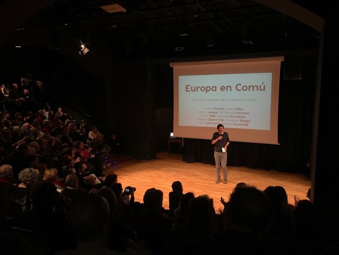 Urtasun en la presentació de la seva candidatura