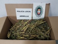 Detenido un vecino de Armilla (Granada) con unos 6,5 kilos de marihuana en su casa tras un incendio