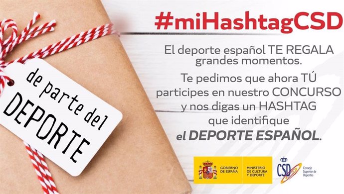 Campaña del CSD para encontrar un hashtag del deporte español