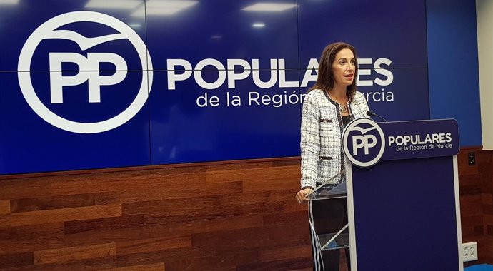 La portavoz regional del PP, Nuria Fuentes