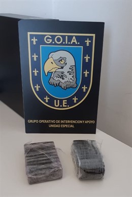 Droga incautada por la Policía Local de Las Palmas de Gran Canaria