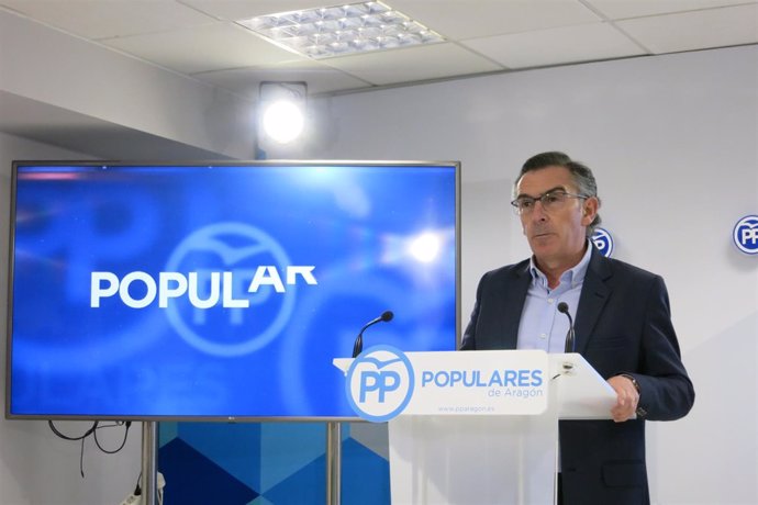 El presidente del PP Aragón, Luis Maria Beamonte