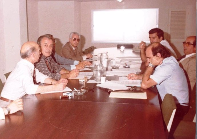Reunión de la comisión gestora de la CEA en 1979