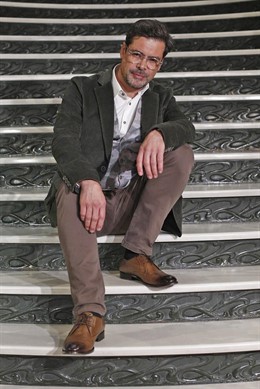El presidente de la SGAE, el gaitero José Ángel Hevia 