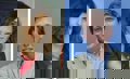 Isabel Díaz Ayuso, candidata del PP a la Comunidad de Madrid y José Luis Martínez-Almeida, al Ayuntamiento