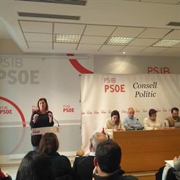 La secretria general Francina Armengol al consell polític del PSIB PSOE