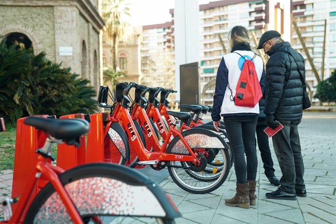 Estació del Bicing de Barcelona