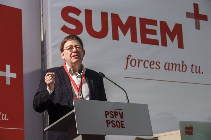 Puig en el Comité Nacional del PSPV de enero de 2019