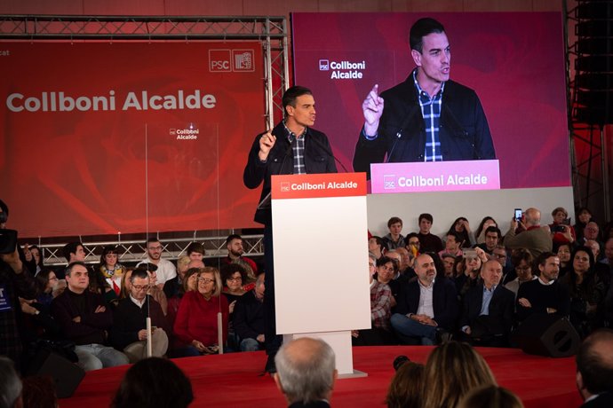 Acte de presentació del candidat del PSC a l'alcaldia de Barcelona, Collboni
