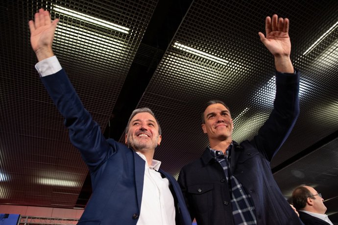 Acte de presentació del candidat del PSC a l'alcaldia de Barcelona, Collboni