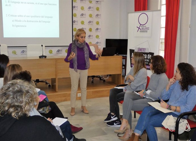 Taller lenguaje inclusivo. Asamblea de Mujeres Periodistas APM