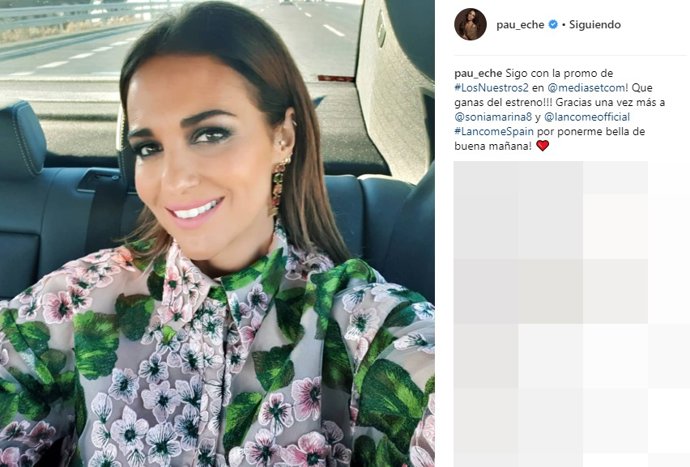 Paula Echevarría en la promoción de 'Los Nuestros