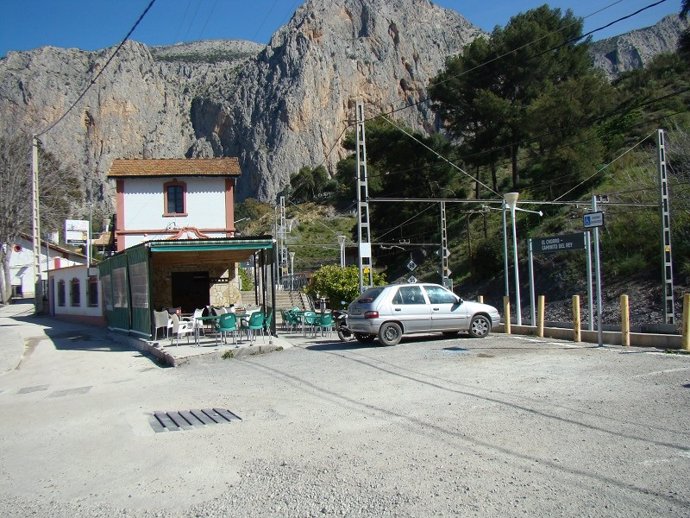 Estacion de El Chorro en Álora (Málaga)