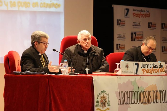 El arzobispo de Toledo, Braulio Rodriguez, y monseñor Luis J. Argüello