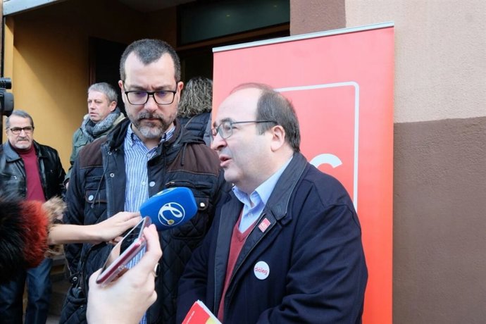 El Primer Secretario Del PSC, Miquel Iceta