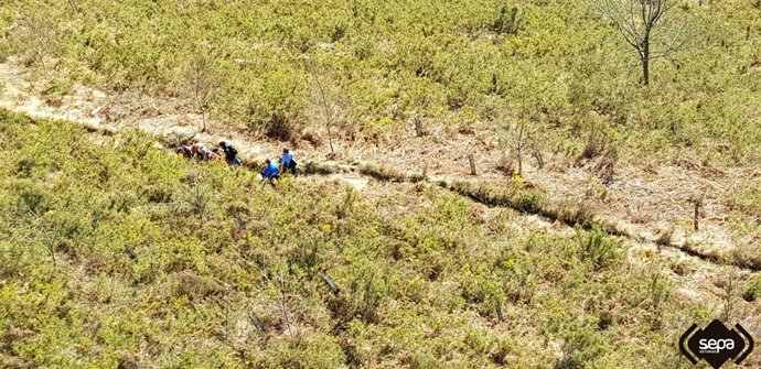 Rescate de montaña en Cangas de Onís.