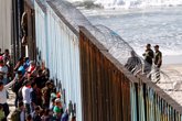 Foto: Autoridades anuncian la llegada de una ola de 15.000 migrantes centroamericanos a la ciudad mexicana de Tijuana