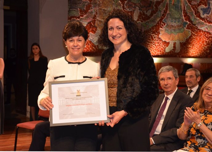 El Virgen del Rocío recoge el Premio de Fundación Avedis Donabedian
