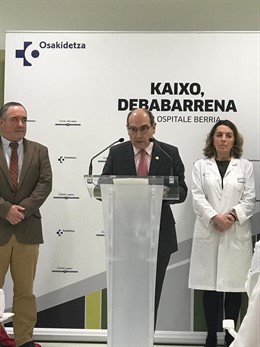 Darpón en el hospital de Eibar.