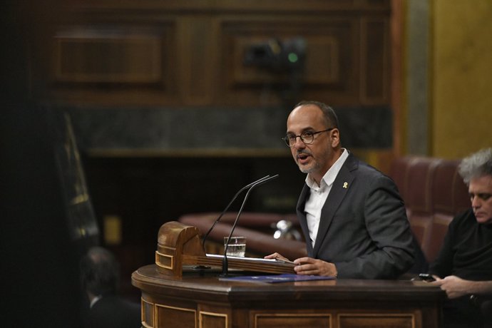 Pedro Sánchez compareix al Congrés per informar de la situació a Catalunya