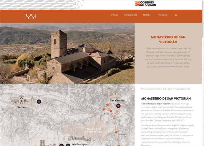 En la web se pueden encontrar rutas para conocer los panteones