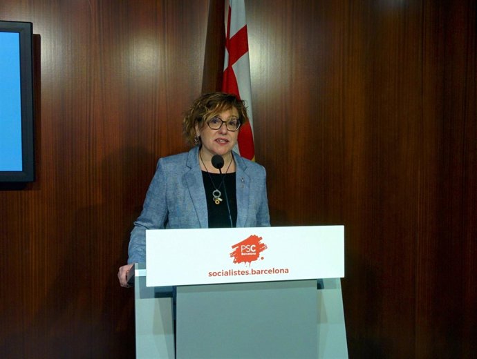 La concejal del PSC en Barcelona Montserrat Ballarín